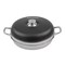 Petromax Camping Oven, Outdoor Baking over Fire Stovetop or Hotplate, Portable for Campsite and Backyard, Stainless Steel, 2.1 Qt